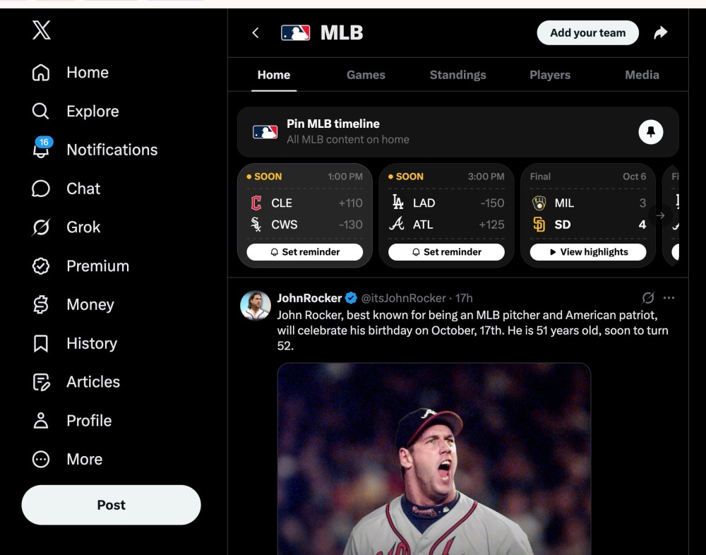 X’s New Sports Play: Is MLB the Game Changer?